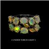 Image 1 : FIRE OPAL Ring in 14 K Gold Plated 925 Sterling Silver â€“ Size 8 -  Appraised Rep