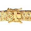 Image 3 : Brilliant 2.00 ct. Natural Diamond Chevron Bracelet in 14k Yellow Gold Plated 925 Sterling Silver- A