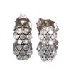 Image 1 : Nice Looking 0.20 ct. Lab Made Diamond Flower Stud Earrings in 925 Sterling Silver - Appraised Repla