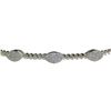 Image 2 : High Quality Diamond Designer Bracelet, 925 Sterling Silver With Rhodium Finishing, Made in Italy - 