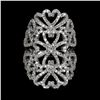 Image 1 : CZ Ring in 14k Gold Plated 925 Sterling Silver â€“ Size 8