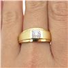 Image 1 : Natural White Diamonds in Gold Plated 925 Sterling Silver Ring, Weight 5.2 grams â€[x=#8220