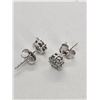Image 2 : Nice Looking 0.25 ct. Lab Made Diamond Stud Earrings in 10 K Solid Gold - Appraised Replacement Valu