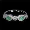 Image 1 : EMERALD Ring in 14K Gold Plated 925 Sterling Silver â€“ Size 8 - Appraised Replace