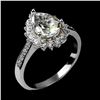 Image 2 : AQUAMARINE Ring in 14k Gold Plated 925 Sterling Silver â€“ Size 8 â€[x=#8