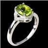 Image 2 : PERIDOT Ring in 14k Gold Plated 925 Sterling Silver â€“ Size 8 â€[x=#8220