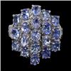 Image 1 : TANZANITE Ring in 14k Gold Plated 925 Sterling Silver â€“ Size 8 â€[x=#82