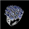 Image 2 : TANZANITE Ring in 14k Gold Plated 925 Sterling Silver â€“ Size 8 â€[x=#82