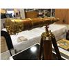 Image 2 : Antique reproduction brass & wood telescope