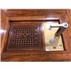 Image 8 : Wooden Chinese tea table - approx. 43in x 34in x  27in height (chairs not included)