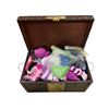 Image 1 : Small chest full of assorted socks - approx. 22 1/2in x 13in x 12in height