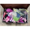 Image 2 : Small chest full of assorted socks - approx. 22 1/2in x 13in x 12in height