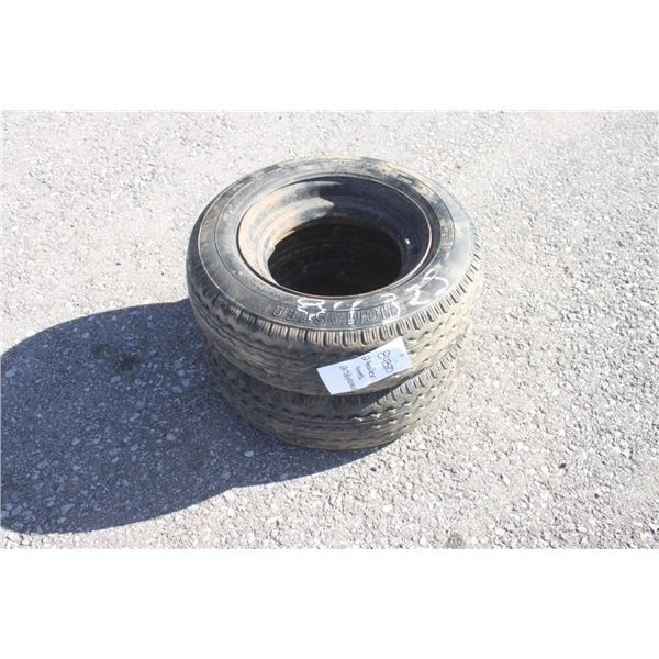 2 trailer tires 15/60D14.5