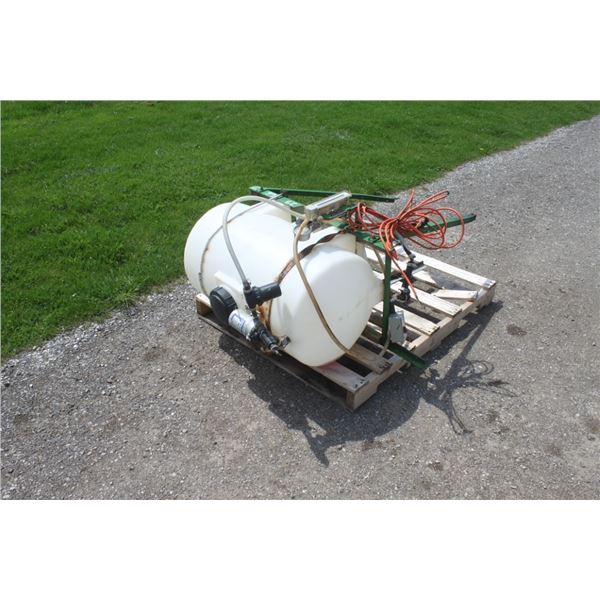 poly, inoculant tank for baler, electric pump