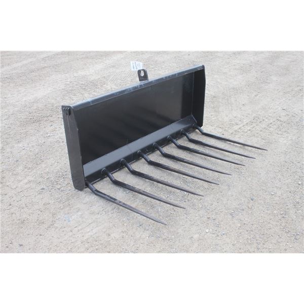 Walco 60" manure fork, SS hookup, New and Unused