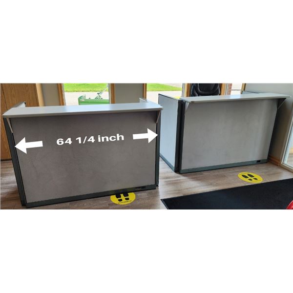 Set of 2 cubical office desks