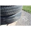Image 4 : 2 front steer 315/80R22.5 tires on bud rims