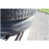 Image 3 : 4 tires 11R22.5 tires, three on rims