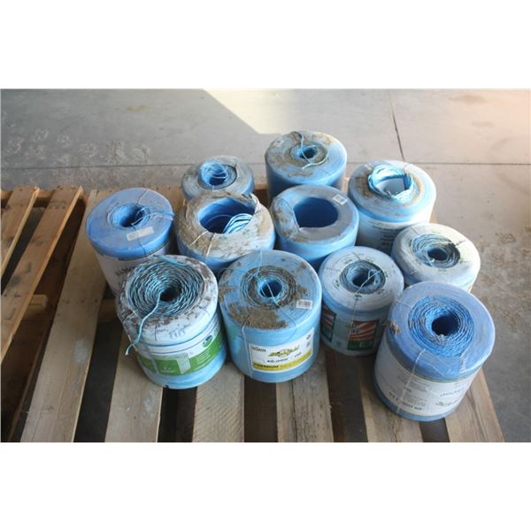 skid of misc baler twine, new