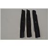 Image 2 : Kubota set of 3 lawn mower blades to fit 54" decks, 18.5" long
