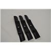 Image 3 : Kubota set of 3 blades to fit 48" deck, 16.5" long