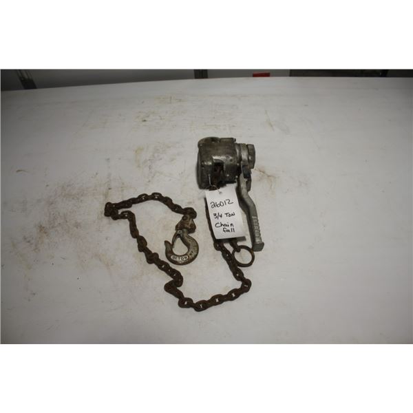 3/4 ton chain fall