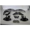 Image 1 : Front fender bracket kit to fit M5040-M7040-M8540-M9540 series. Poly skins NOT included