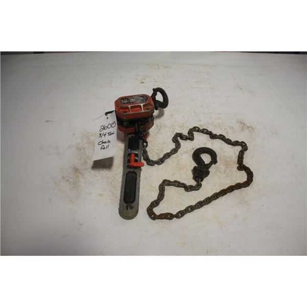 3/4 ton chain fall