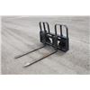 Image 2 : Walco 5500Lb pallet forks, 48" tines, SS hookup, New and Unused