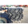 Image 2 : GoodYear set of 23.1x26 rice tires on JD combine rims, 8stud holes