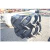 Image 3 : GoodYear set of 23.1x26 rice tires on JD combine rims, 8stud holes