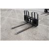 Image 2 : Walco 5500Lb pallet forks, 48" tines, SS hookup, New and Unused
