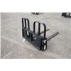 Image 4 : Walco 5500Lb pallet forks, 48" tines, SS hookup, New and Unused