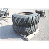 Image 2 : 2 rear 18.4-30 tractor tires with tubes