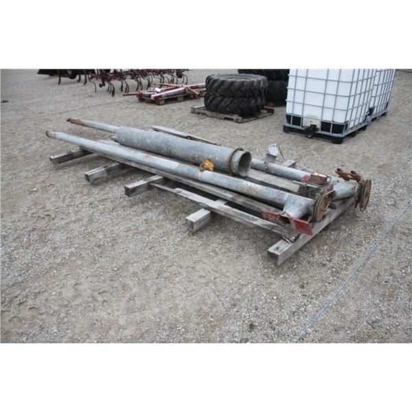 ModernMill 12' grain auger with electric motor, ModernMill 15' auger, silo pipe