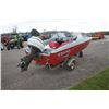 Image 4 : Munro Bowrider 15' boat with 100HP Evinrude motor c/w trailer.