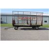 Image 1 : Meyers 18' steel thrower wagon, flared top