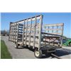 Image 4 : Martin 22'x9' HD thrower wagon, Martin under carriage, well built, local estate