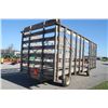 Image 6 : Martin 22'x9' HD thrower wagon, Martin under carriage, well built, local estate