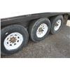 Image 10 : B & B fifth wheel gooseneck flatbed trailer, triaxle, 34'  main deck with 4' beavertail