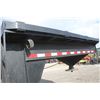 Image 16 : B & B fifth wheel gooseneck flatbed trailer, triaxle, 34'  main deck with 4' beavertail