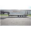 Image 1 : B & B fifth wheel gooseneck flatbed trailer, triaxle, 34'  main deck with 4' beavertail