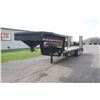 Image 2 : B & B fifth wheel gooseneck flatbed trailer, triaxle, 34'  main deck with 4' beavertail