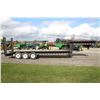 Image 4 : B & B fifth wheel gooseneck flatbed trailer, triaxle, 34'  main deck with 4' beavertail