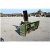Image 4 : JD 91" single auger snowblower, hydraulic turn