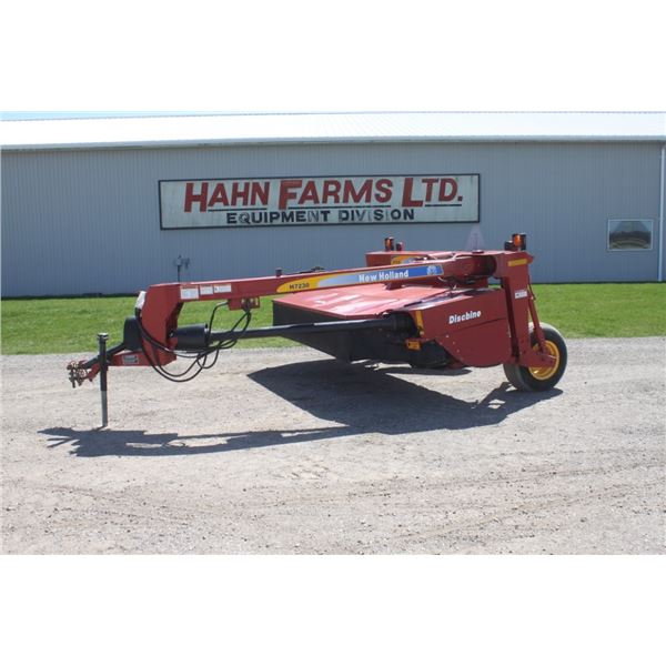 New Holland H7230 10'4" discbine, conditioning rolls