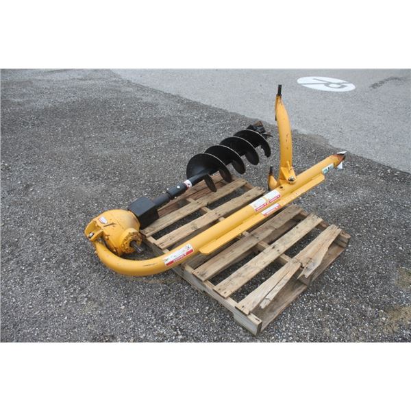 Shaver 3pth post hole auger, pto