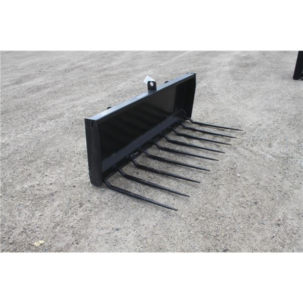 Walco 72" manure fork, Alo/Euro hookup, New and Unused