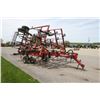 Image 4 : Brillion HFC-24' Hydraulic folding cultivator, Farm King /Buhler 3 bar coil Harrow