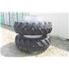 Image 3 : GoodYear set of 20.8x38 T-rail snap on duals, 12" band width, snap on hubs